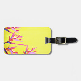 Hawaiian Heliconia Flower Luggage Tag Bagagebricka