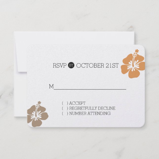 Hawaiian Hibiscus Blommigt OSA (Framsida)