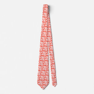 Hawaiian Hibiscus Flower Destination Wedding Tie Slips