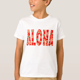 Hawaiian Hibiscus Luau Tropical Flowers Tee Shirt