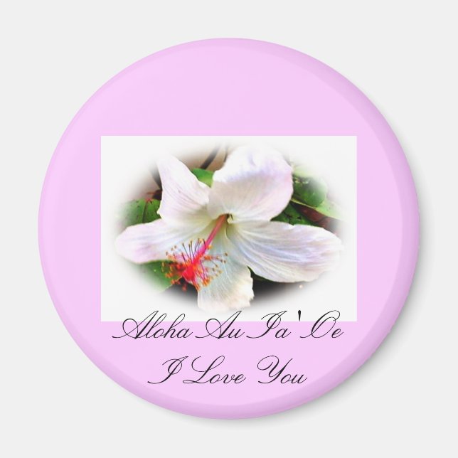 Hawaiian Hibiscus Magnet (Framsidan)