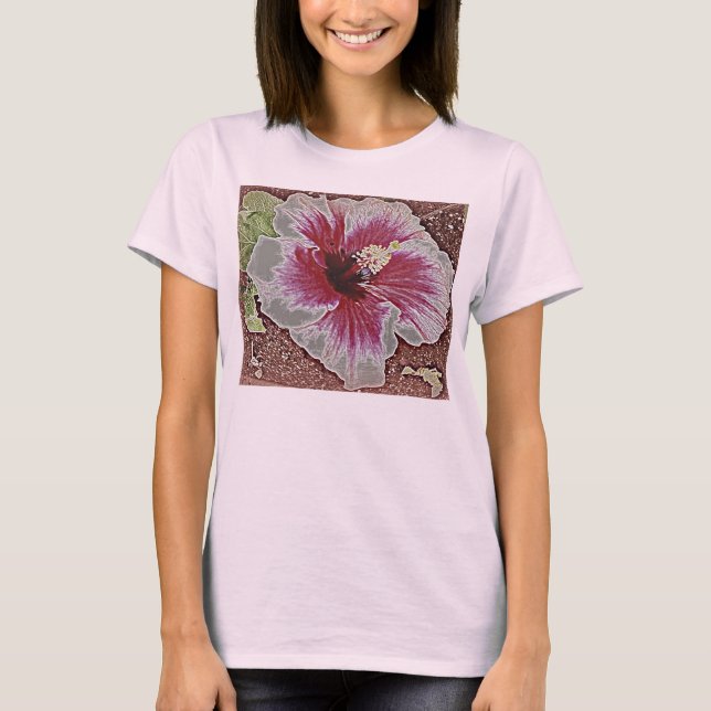 Hawaiian Hibiscus Tee (Framsida)