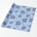 Hawaiian Holly Hanukkah Blue Blommigt Presentpapper<br><div class="desc">Hau'oli Hanukaha är Hawai'ian för Lycklig Hanukkah! Denna illustration visar på en tropisk tolkning av holly i Hanukkah färg och subtila gradienter. Skrivelsen dammas av med snö för en extra överraskning. Denna design är tillgänglig för en mängd olika produkter för hemmet och kläder för hela familjen.</div>