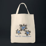 Hawaiian Holly Hanukkah Blue Blommigt Tygkasse<br><div class="desc">Hau'oli Hanukaha är Hawai'ian för Lycklig Hanukkah! Denna illustration visar på en tropisk tolkning av holly i Hanukkah färg och subtila gradienter. Skrivelsen dammas av med snö för en extra överraskning. För den speciella kocken i ditt liv visas denna originalillustration här på bomullssalen i livsmedel.</div>