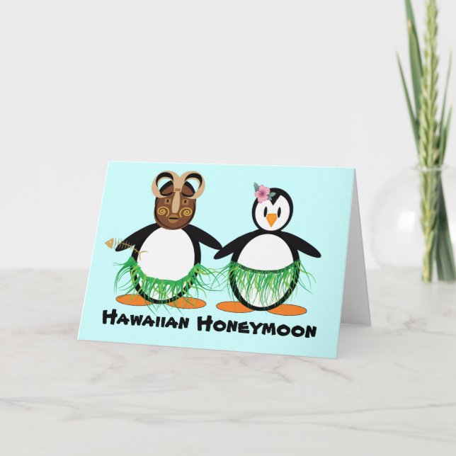 Hawaiian Honeymoon Kort (Framsida)