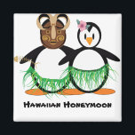 Hawaiian Honeymoon Magnet<br><div class="desc">Använda som tillhandahålls eller anpassas med ditt eget ord eller data!</div>