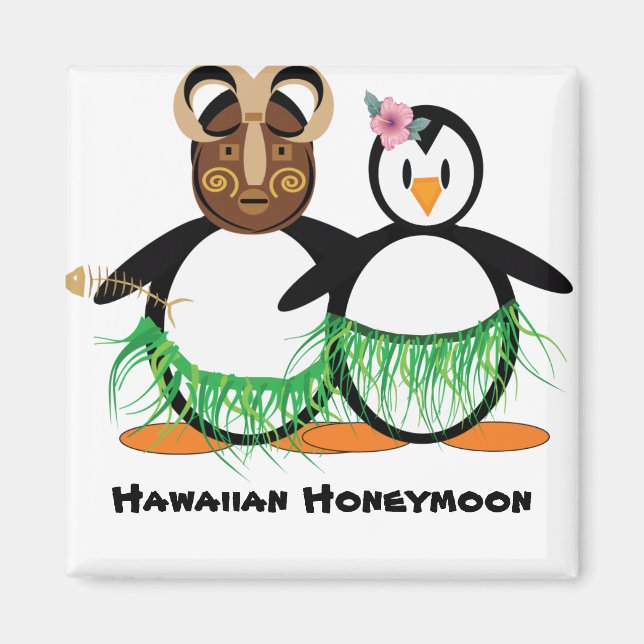 Hawaiian Honeymoon Magnet (Framsidan)