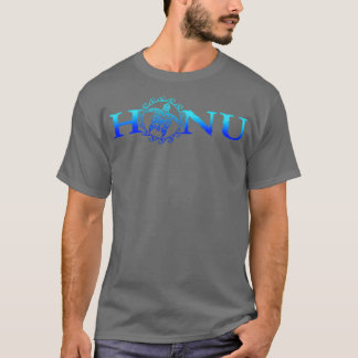 Hawaiian Honu Sea Turtle Ocean Blue T Shirt