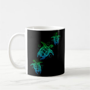 Hawaiian Honu Sea Turtles Beach Kaffemugg