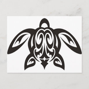 Hawaiian Honu Turtle Postcard Vykort
