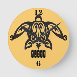 Hawaiian Honu Wall Clock Rund Klocka