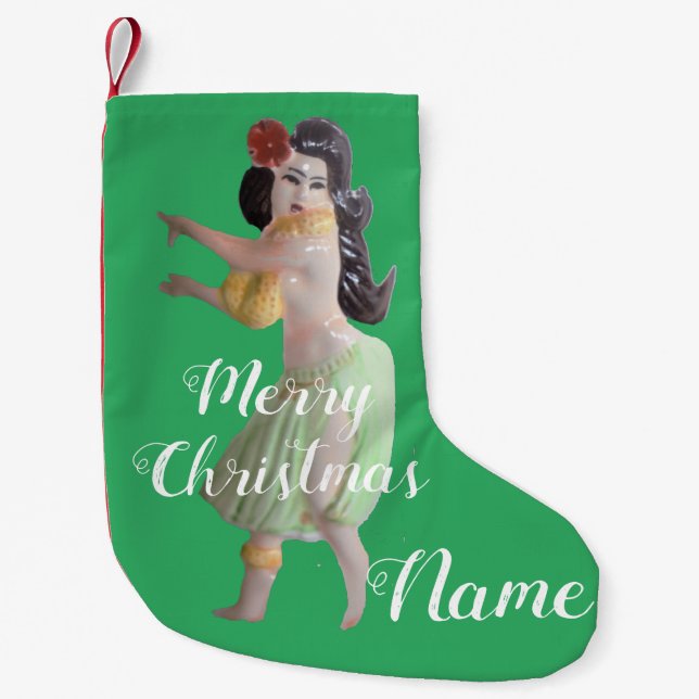 Hawaiian Hula Dancer Thunder_Cove Liten Julstrumpa (Framsidan)