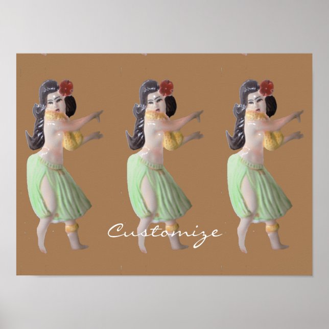 Hawaiian Hula Dancers Thunder_Cove Poster (Framsidan)