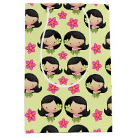 Hawaiian Hula Girl Gift Bag