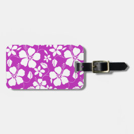 HAWAIIAN HULA (HIBISCUS) BERRY LUGGAGE TAG BAGAGEBRICKA