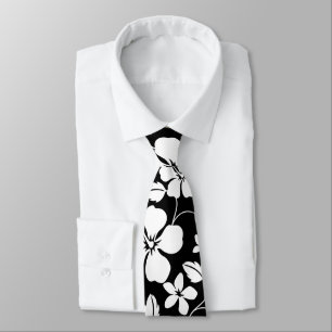 HAWAIIAN HULA (HIBISCUS) BLACK SLIPS