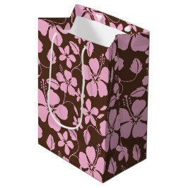 HAWAIIAN HULA (HIBISCUS) BROWN/PINK