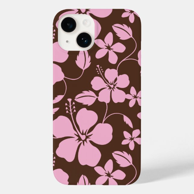 HAWAIIAN HULA (HIBISCUS) BROWN/PINK (Baksida)