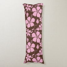 HAWAIIAN HULA (HIBISCUS) BROWN/PINK