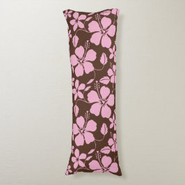 HAWAIIAN HULA (HIBISCUS) BROWN/PINK KROPPSKUDDE