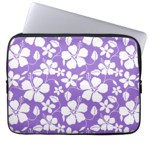HAWAIIAN HULA (HIBISCUS) LIGHT LILA LAPTOP FODRAL