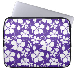 HAWAIIAN HULA (HIBISCUS) LILA LAPTOP FODRAL
