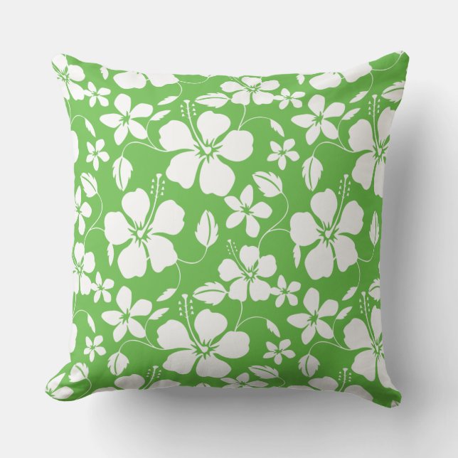 HAWAIIAN HULA (HIBISCUS) LIME KUDDE (Framsida)