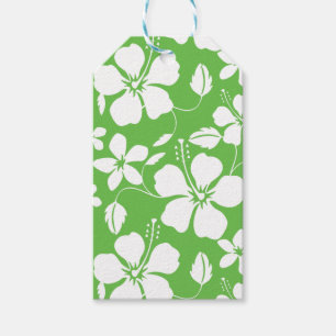 HAWAIIAN HULA (HIBISCUS) LIME PRESENTETIKETT