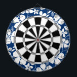 HAWAIIAN HULA (HIBISCUS) NAVY DARTTAVLA<br><div class="desc">Hawaiian Hula (Hibiscus) Mönster i flottan. Upphovsrätt av Kelly Hironaka,  nr 3 Design</div>