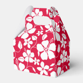 HAWAIIAN HULA (HIBISCUS) RED FAVOR BOX PRESENTASKAR