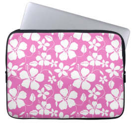 HAWAIIAN HULA (HIBISCUS) ROSA LAPTOP FODRAL