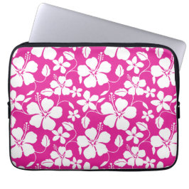 HAWAIIAN HULA (HIBISCUS) SHOCK ROSA LAPTOP FODRAL