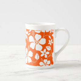 HAWAIIAN HULA-ORANGE (HIBISCUS) BENPORSLIN MUGG