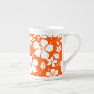 HAWAIIAN HULA-ORANGE (HIBISCUS) BENPORSLIN MUGG