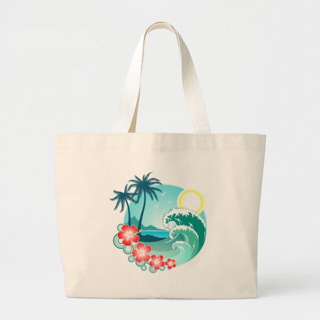Hawaiian Island 2 Jumbo Tygkasse (Framsidan)