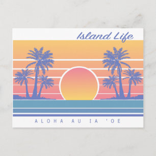 Hawaiian Island Life vycard Vykort