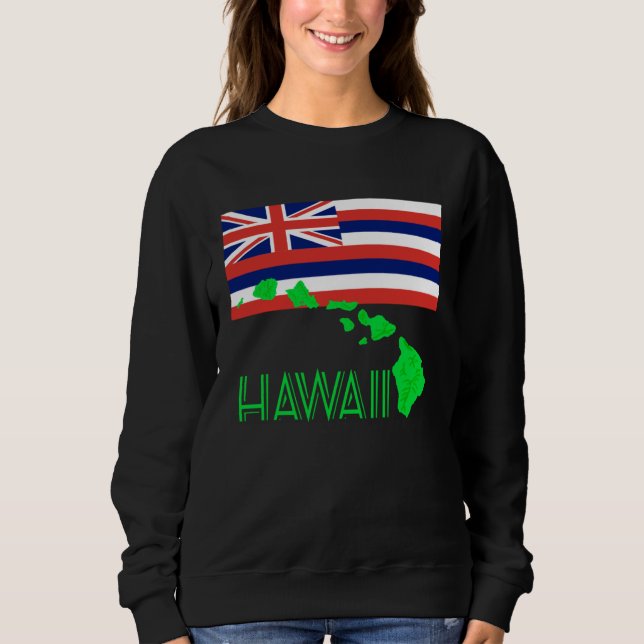 Hawaiian Islands State Flag T Shirt (Framsida)