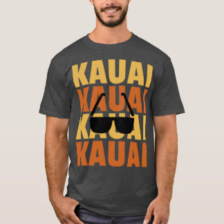 Hawaiian Islands Surf Style Solglasögon Strand des T Shirt