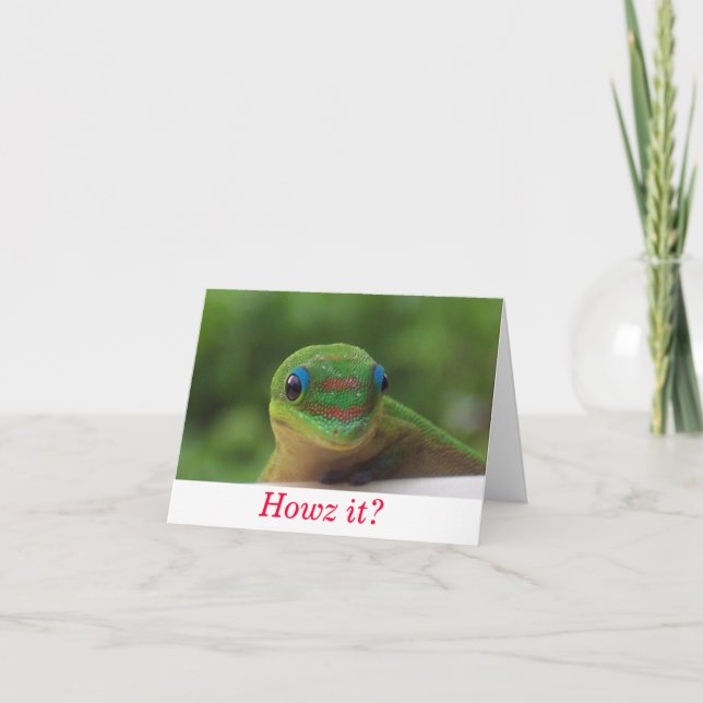 Hawaiian jul Howz det Helgkort (Framsida)