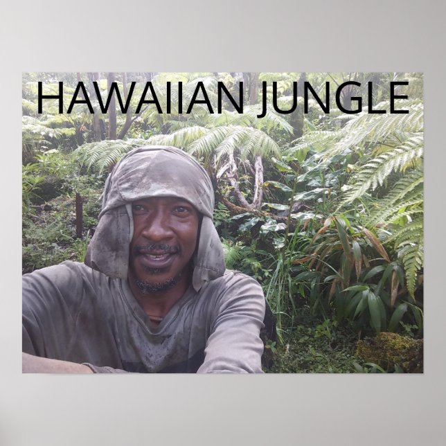 HAWAIIAN JUNGLE POSTER (Framsidan)