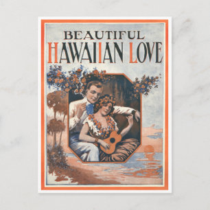 Hawaiian Kärlek vykort