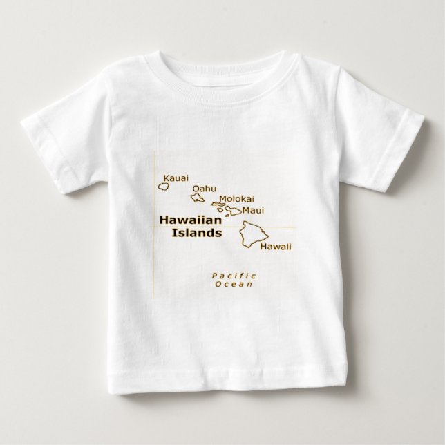 Hawaiian Karta baby ets Tee (Framsida)