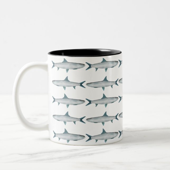 Hawaiian Ladyfish Två-Tonad Mugg (Vänster)