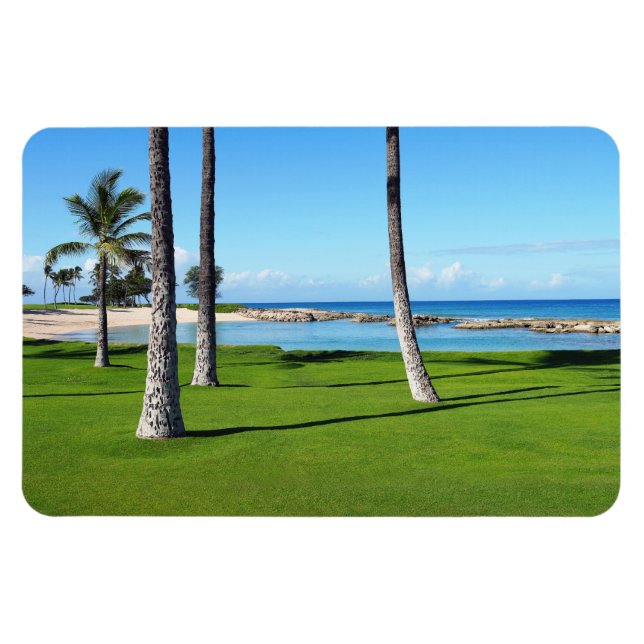 Hawaiian Lagoon Photo Magnet (Horisontell)