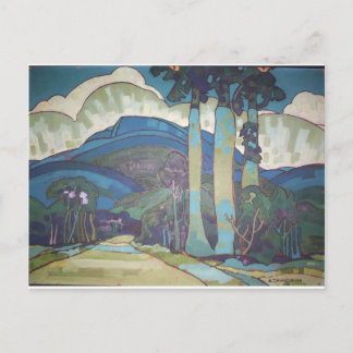 Hawaiian Landcape by Arman Manookian, 1928 Vykort