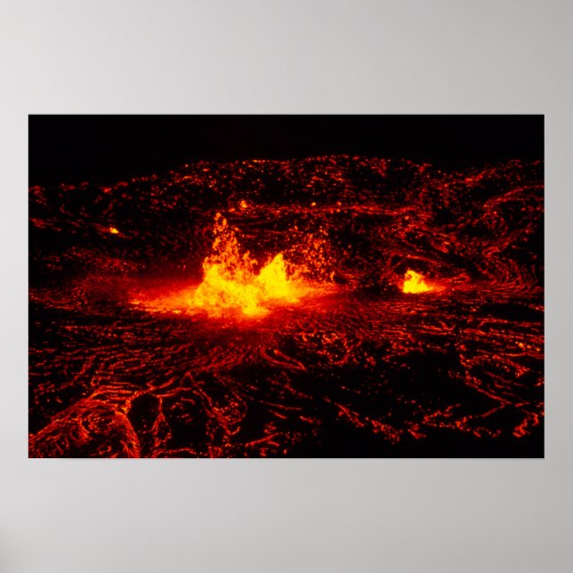 Hawaiian Lava Flow Poster (Framsidan)