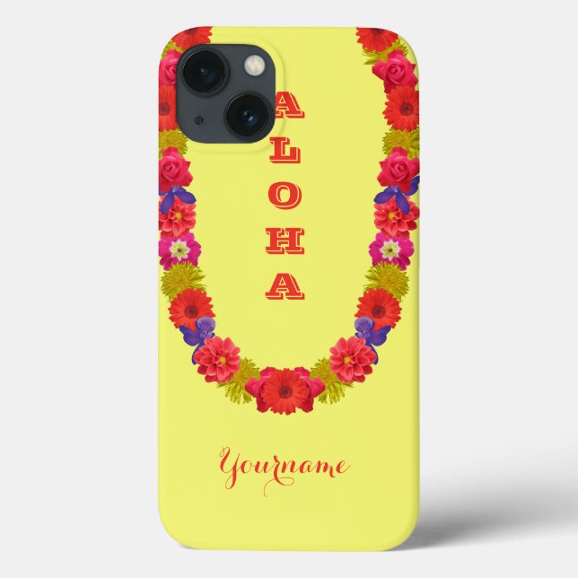 Hawaiian Lei anpassningsbar fodral (Baksida)