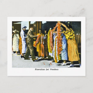 Hawaiian Lei Dealers Vykort