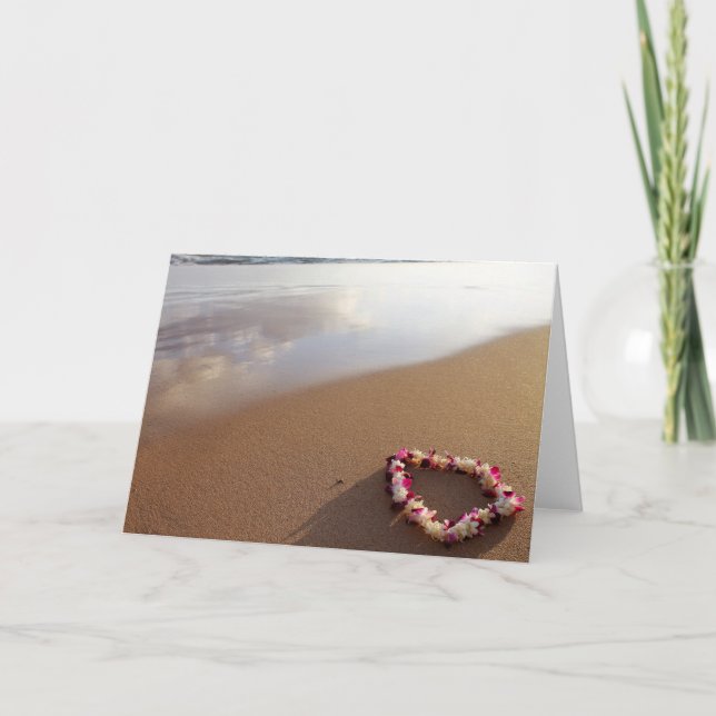 Hawaiian Lei Greeting Card Kort (Framsida)