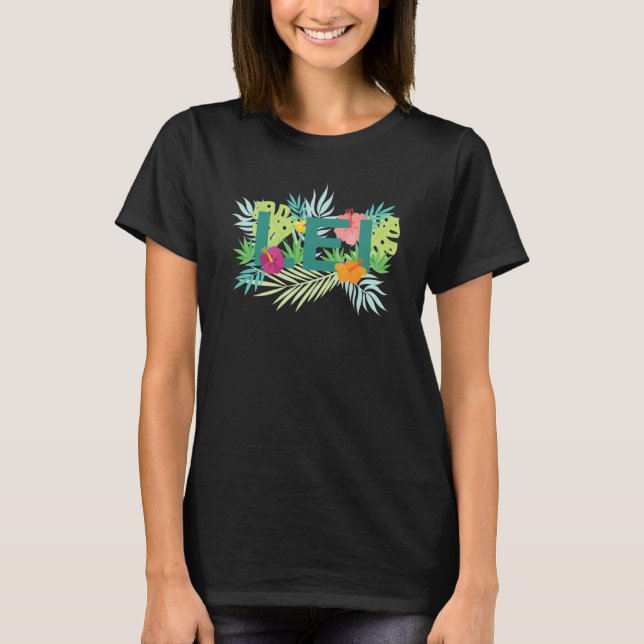 Hawaiian Lei Hawaii Pineapple Tiki T Shirt (Framsida)
